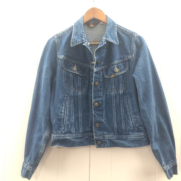 Vintage LEE Sz S/M Denim Trucker Jean Jacket - Picture 4 of 12